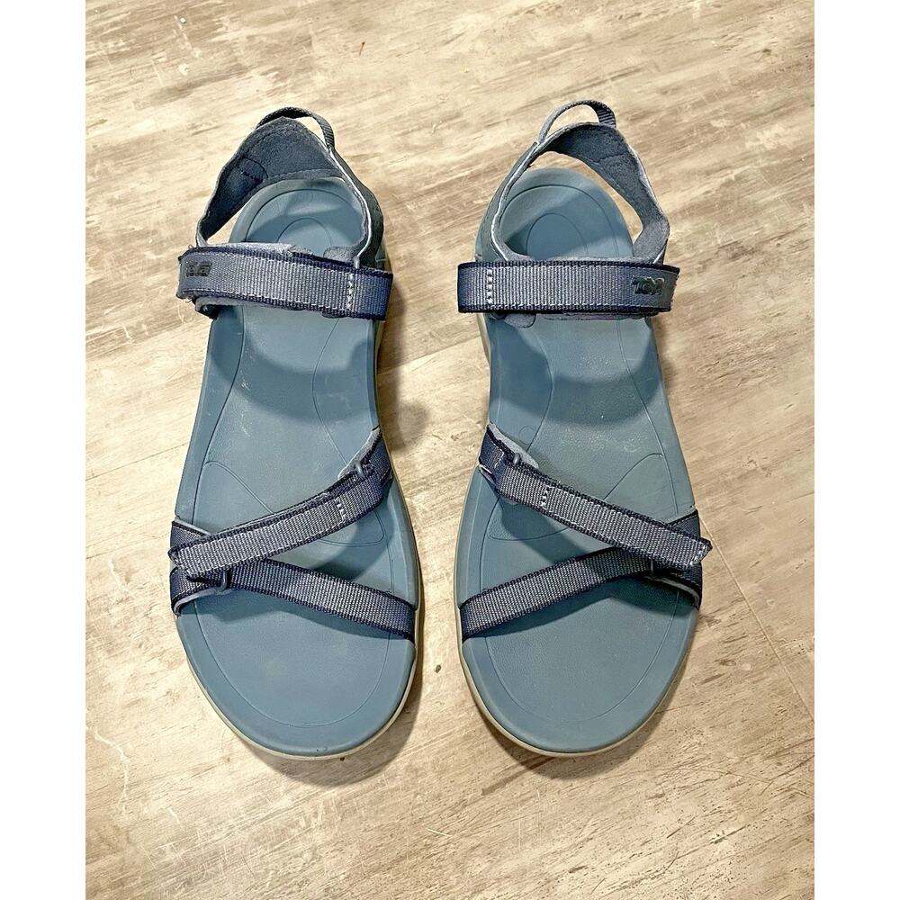 Teva Verra Women Sport Sandal Hiking Water Trail Size 9 Blue